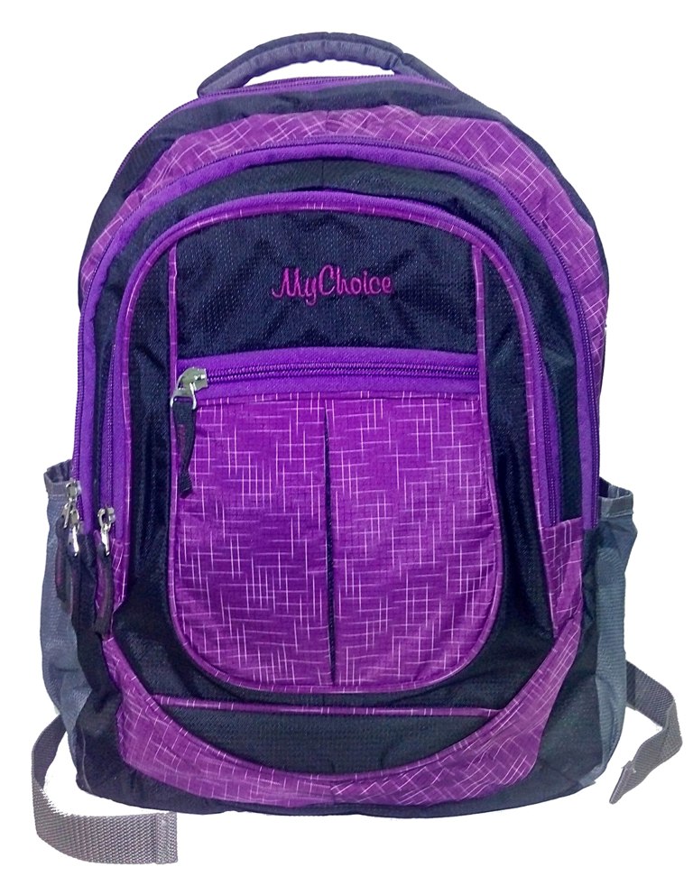 Purple & Black Backpack