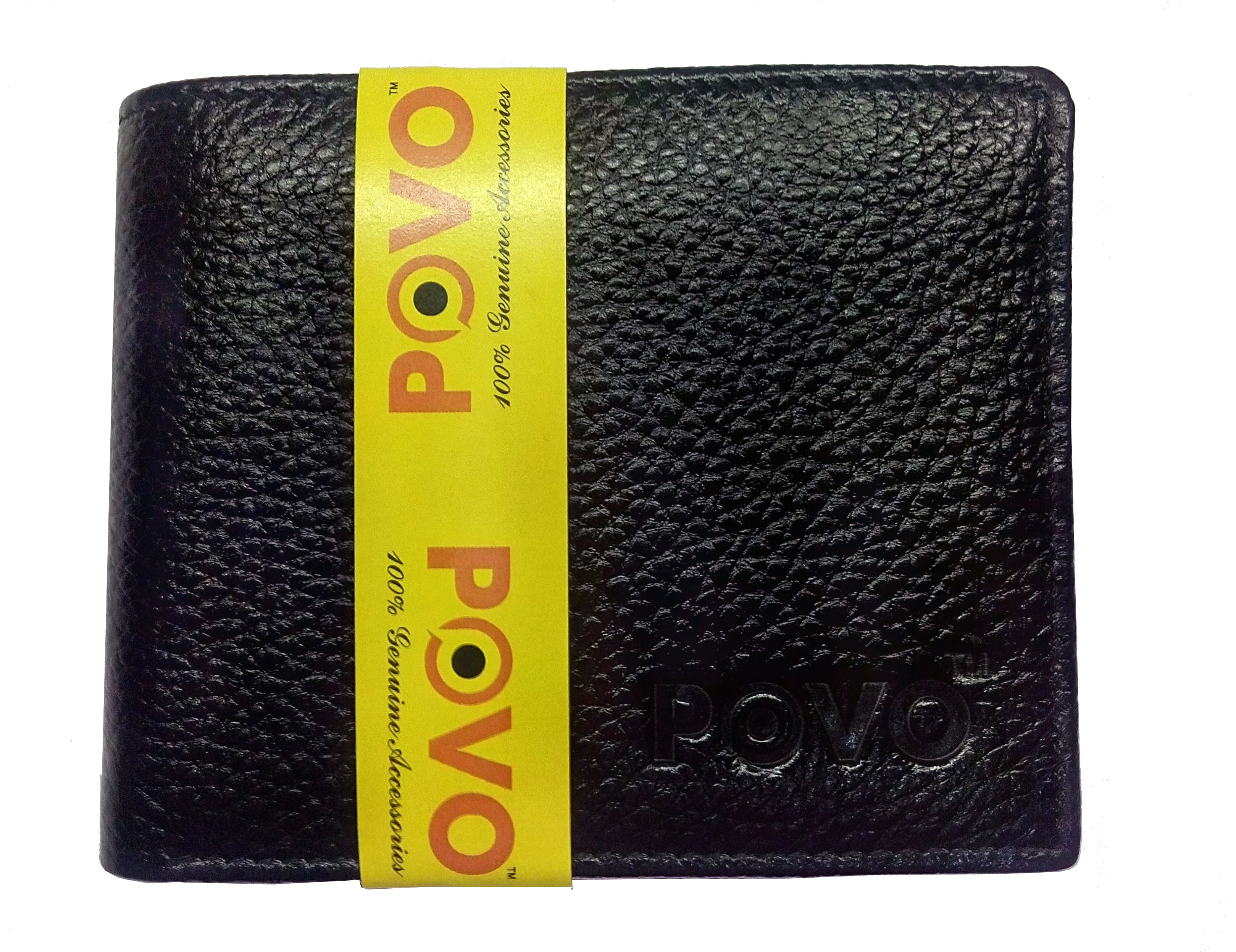 Mens Black Genuine Leather Wallet